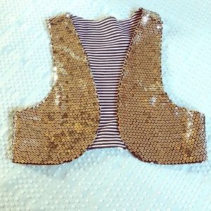 Sequin vest